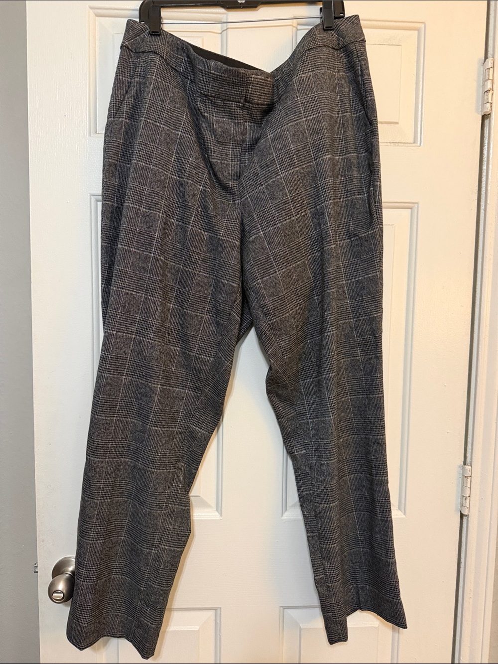 Lane Bryant  Gray Plaid Dress Pants